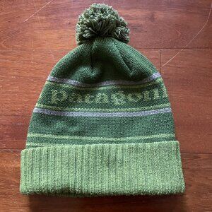 Patagonia Powder Town Pom Ski Beanie, Green